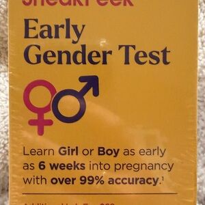Sneak Peek Early Gender Test - Yellow and Purple